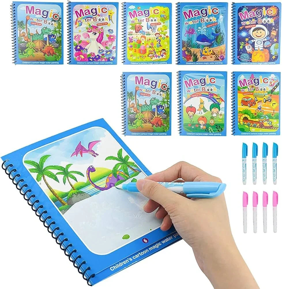 Magic Water Colouring Book